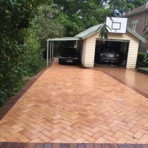 After constructing driveway Normanhurst