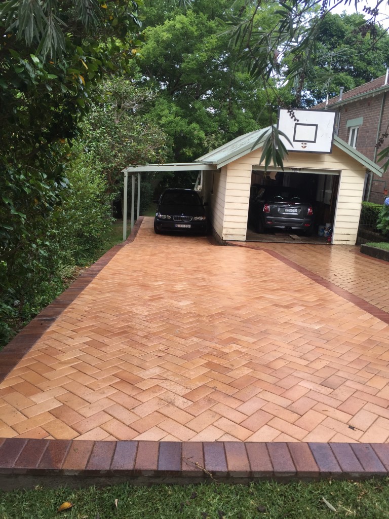 After constructing driveway Normanhurst