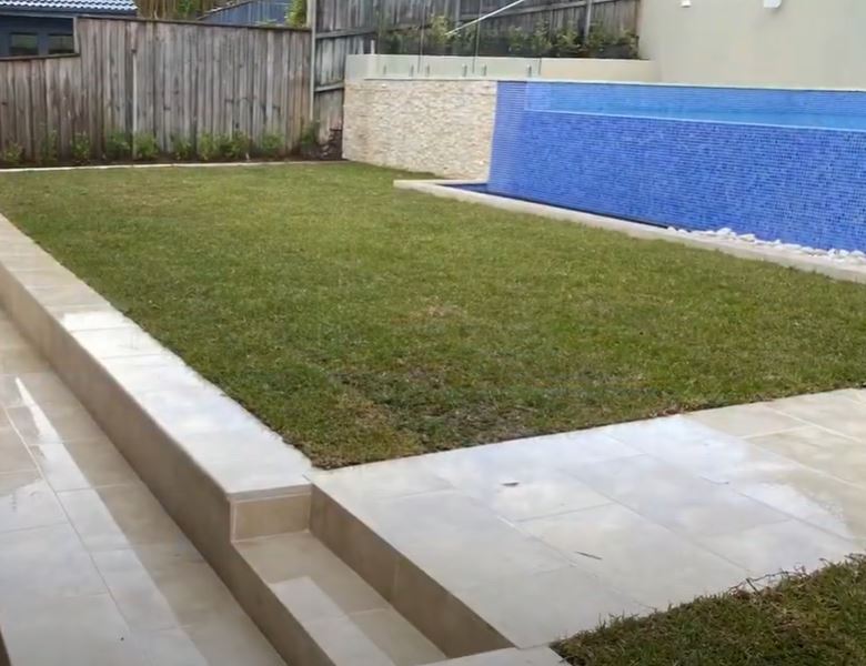 Pool renovation and landscaping Frenchs Forest